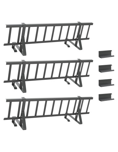 Guardia per neve sul tetto Antracite 300 x 29,5 x 34,5 cm