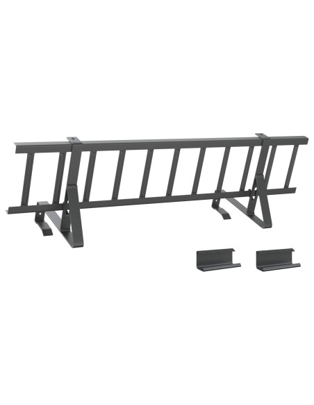 Guardia per neve sul tetto Antracite 800 x 29,5 x 34,5 cm
