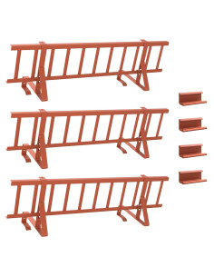 Guardia per neve sul tetto Rosso 300 x 29,5 x 34,5 cm Acciaio 2