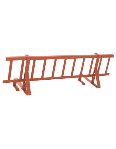 Guardia per neve sul tetto Rosso 800 x 29,5 x 34,5 cm Acciaio