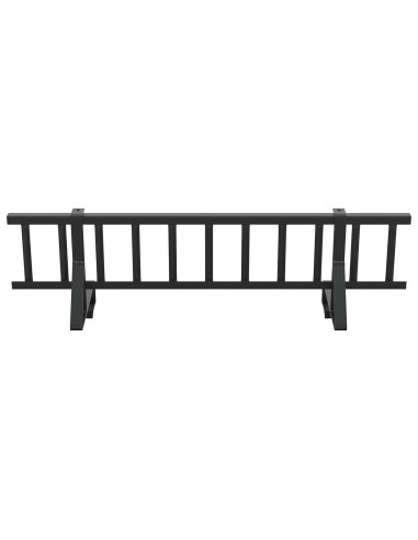 Guardia per neve sul tetto Nero 100 x 29,5 x 34,5 cm Acciaio