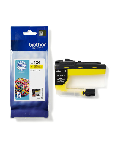 Brother LC424Y cartuccia d'inchiostro 1 pz Originale Giallo