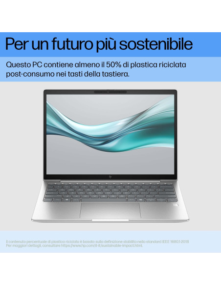 HP EliteBook 630 G11 Intel Core Ultra 7 155U Computer portatile 33,8 cm (13.3") WUXGA 16 GB DDR5-SDRAM 512 GB SSD Wi-Fi 6E (802.