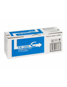 KYOCERA TK-580C cartuccia toner 1 pz Originale Ciano 2