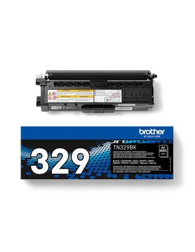 Brother TN-329BK cartuccia toner 1 pz Originale Nero