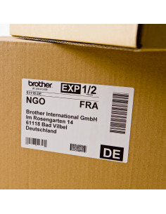 Brother DK-11202 nastro per etichettatrice Nero su bianco 2