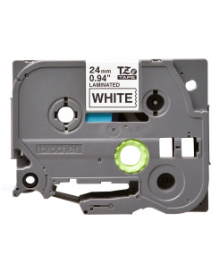 Brother TZE-251 nastro per etichettatrice Nero su bianco 2