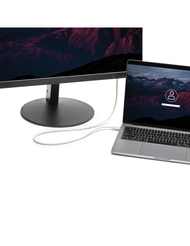 StarTech.com Cavo Thunderbolt 3 da 2m, 20Gbps, 100W PD, 4K, Certificato Thunderbolt, Compatibile con Thunderbolt 4/USB 3.2/DP Al
