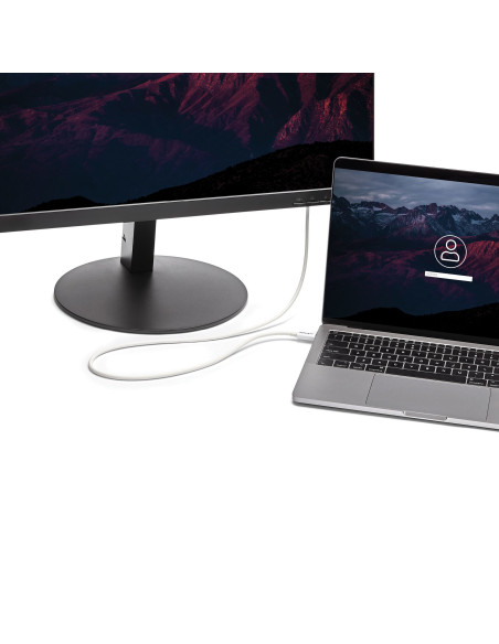 StarTech.com Cavo Thunderbolt 3 da 2m, 20Gbps, 100W PD, 4K, Certificato Thunderbolt, Compatibile con Thunderbolt 4/USB 3.2/DP Al