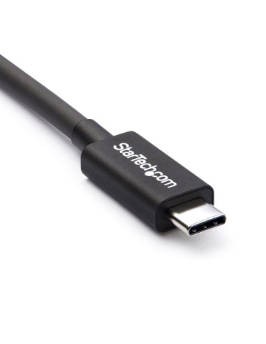 StarTech.com Cavo Thunderbolt 3 da 2m, 20Gbps, 100W PD, 4K, Certificato Thunderbolt, Compatibile con Thunderbolt 4/USB 3.2/DP Al