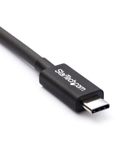 StarTech.com Cavo Thunderbolt 3 da 2m, 20Gbps, 100W PD, 4K, Certificato Thunderbolt, Compatibile con Thunderbolt 4/USB 3.2/DP Al