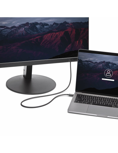 StarTech.com Cavo Thunderbolt 3 da 2m, 20Gbps, 100W PD, 4K, Certificato Thunderbolt, Compatibile con Thunderbolt 4/USB 3.2/DP Al