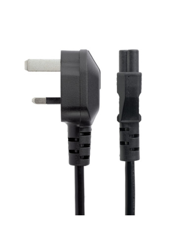 StarTech.com Cavo di Alimentazione per Notebook da 1m Cavo Elettrico AC di Ricambio per Alimentatori da BS 1363 UK a C5 2.5A-250
