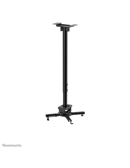 Neomounts CL25-550BL1 Supporto a soffitto beamer - alt. 74,5-114,5 cm - montaggio facile - mobilità completa