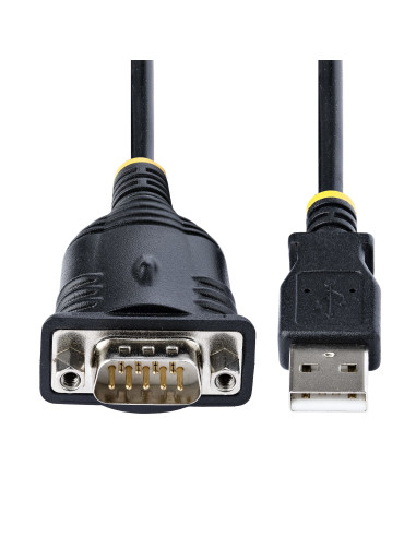 StarTech.com Cavo Adattatore USB a Seriale 1 m - Convertitore da USB a Seriale con Porta COM, Cavo USB Seriale RS232/DB9 Maschio