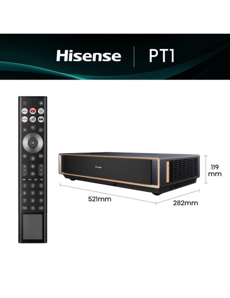 Hisense PT1 Smart TV Wi-Fi Nero