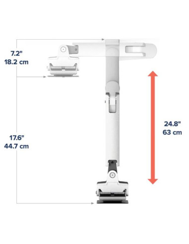 HX WALL MONITOR ARM  WHITE