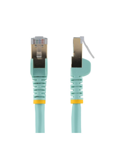 StarTech.com Cavo di Rete Ethernet Cat6a - Cavo Schermato STP da 2m - Turchese