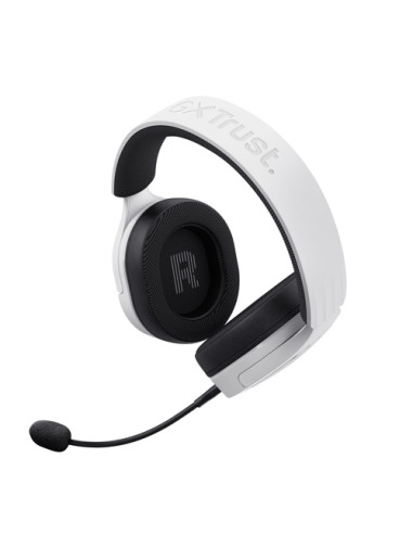 Trust GXT 489W FAYZO Auricolare Cablato A Padiglione Gaming Nero, Bianco
