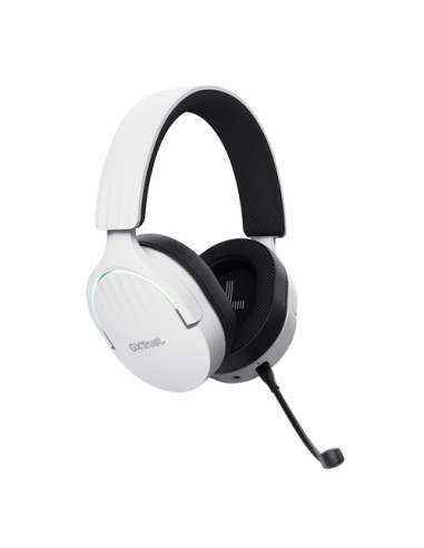 Trust GXT 491W FAYZO Auricolare Con cavo e senza cavo A Padiglione Gaming USB tipo-C Bluetooth Nero, Bianco