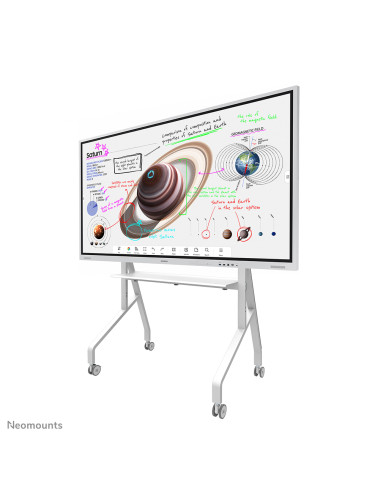 Neomounts FL50-525WH1 Carrello TV 55-86" - installazione rapida - TÜV