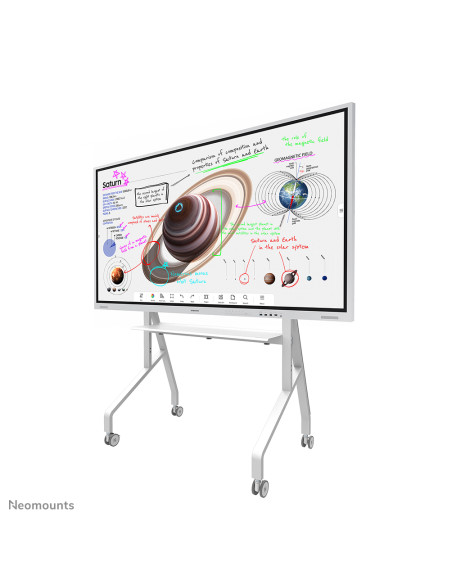 Neomounts FL50-525WH1 Carrello TV 55-86" - installazione rapida - TÜV