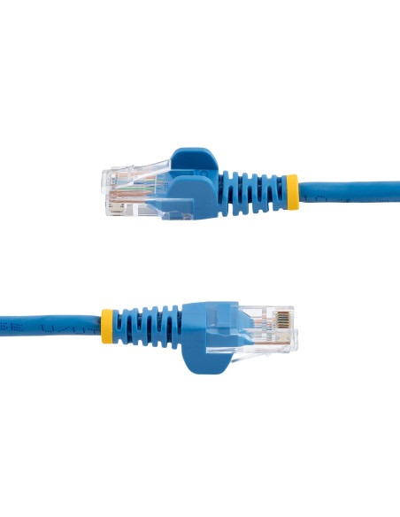 StarTech.com Cavo di rete CAT 5e - Cavo Patch Ethernet RJ45 UTP Blu da 2m antigroviglio