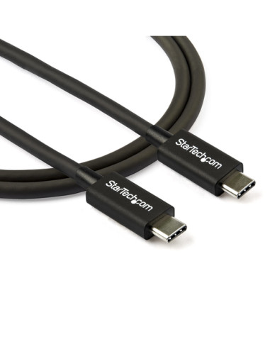 StarTech.com Cavo Thunderbolt 3 da 80 cm, 40Gbps, 100W PD, 4K/5K, Certificato Thunderbolt, Compatibile con Thunderbolt 4/USB 3.2