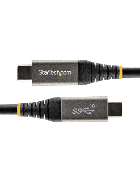 StarTech.com Cavo USB tipo C da 1m - Cavo da USB-C a USB- C certificato USB-IF 10Gbps - Cavo USB 3.2 Gen 2 Type-C - 100W (5A) Po