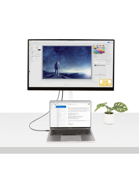 StarTech.com Cavo Thunderbolt 4 da 50cm - 40Gbps - PD 100W - Cavo Video/Trasferimento dati 4K/8K - Cavo Thunderbolt Certificato 