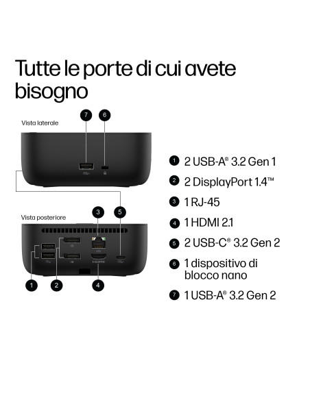 HP Dock USB-C 100W G6