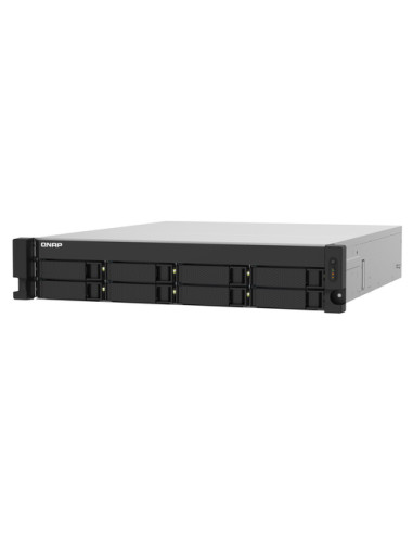 QNAP TS-832PXU NAS Armadio (2U) Annapurna Labs AL324 4 GB DDR4 0 TB QNAP Turbo System Alluminio, Nero