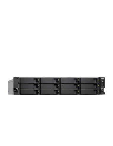 QNAP TS-H1886XU-RP-R2 NAS Armadio (3U) Intel® Xeon® D D-1622 32 GB DDR4 0 TB QuTS hero Nero, Grigio