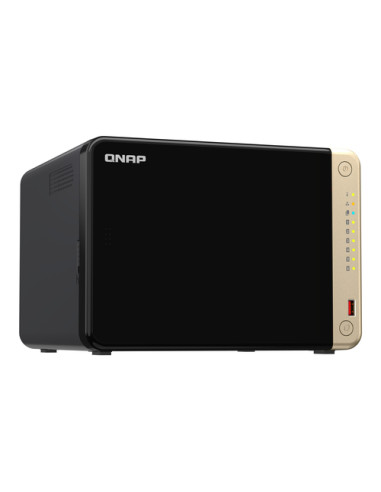 QNAP TS-664 NAS Tower Intel® Celeron® N5095 8 GB DDR4 0 TB QNAP QTS Nero, Bronzo