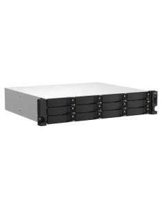 QNAP TS-1264U-RP NAS Armadio (2U) Intel® Celeron® 8 GB DDR4 0 TB QNAP QTS Alluminio, Nero 2