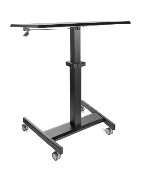 StarTech.com Scrivania Sit-Stand per lavorare in piedi o seduti - Postazione di lavoro ergonomica mobile e regolabile in altezza