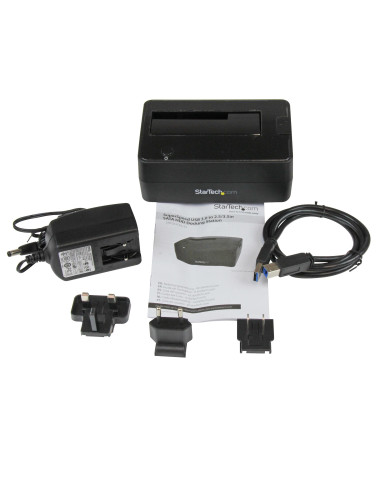 StarTech.com Docking Station per Hard Disk a Singolo Slot - Dock USB 3.0 (5 Gbps) per Hard Drive HDD/SSD SATA I/II/III da 2,5/3,