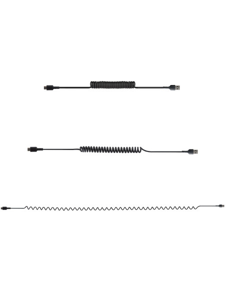 StarTech.com Cavo USB C Ricarica Veloce da 1m Cavetto USB tipo C 2.0 Spiralato di Alimentazione e Sincronizzazione Cavo Adattato