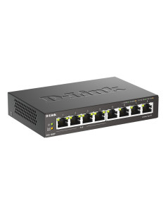 D-Link DGS-1008P/E switch di rete Non gestito L2 Gigabit Ethernet (10/100/1000) Supporto Power over Ethernet (PoE) Desktop Nero 2