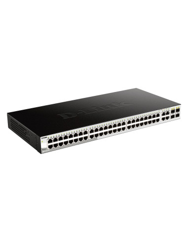 D-Link DGS-1210-52 Gestito L2 Gigabit Ethernet (10/100/1000) 1U Nero