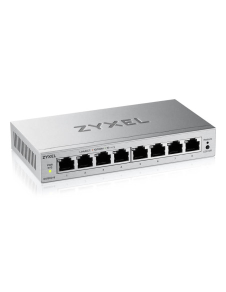 Zyxel GS1200-8V3 Gestito L2 Gigabit Ethernet (10/100/1000) Desktop Grigio