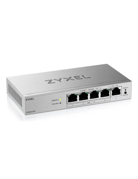 Zyxel GS1200-5HPV3 Gestito L2 Gigabit Ethernet (10/100/1000) Supporto Power over Ethernet (PoE) Desktop Grigio