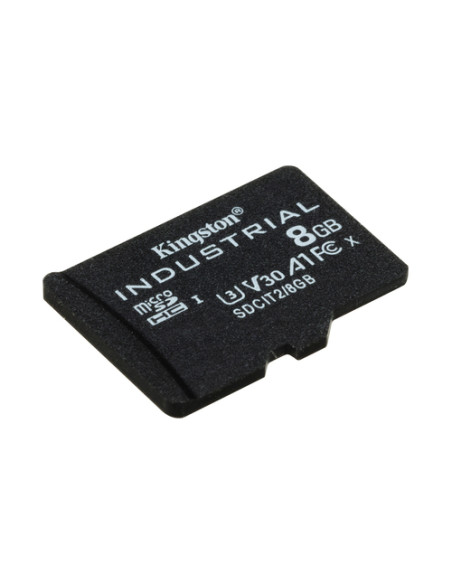 Kingston Technology Scheda microSDHC Industriale 8GB C10 A1 pSLC Confezione Singola senza Adattatore