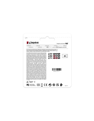 Kingston Technology Scheda microSDHC Industriale 16GB C10 A1 pSLC Confezione Singola senza Adattatore