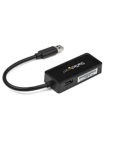 StarTech.com Adattatore USB 3.0 a Ethernet Gigabit (RJ45) - Scheda di rete NIC esterna con porta USB integrata - Nero