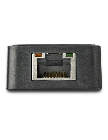 StarTech.com Adattatore USB 3.0 a Ethernet Gigabit (RJ45) - Scheda di rete NIC esterna con porta USB integrata - Nero