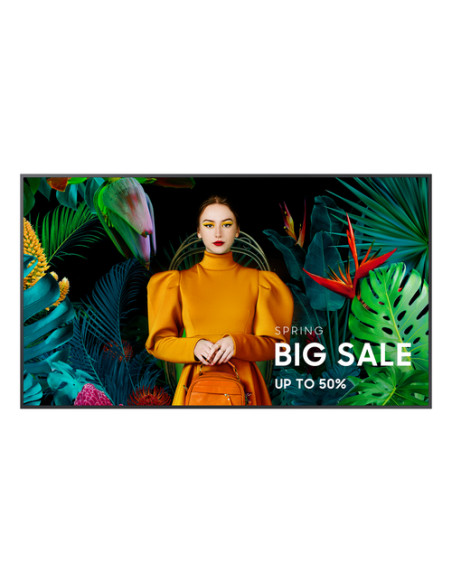 Samsung QH75C Pannello piatto per segnaletica digitale 190,5 cm (75") LCD Wi-Fi 700 cd/m² 4K Ultra HD Nero Tizen 24/7