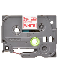 Brother TZE-222 nastro per etichettatrice Rosso su bianco 2