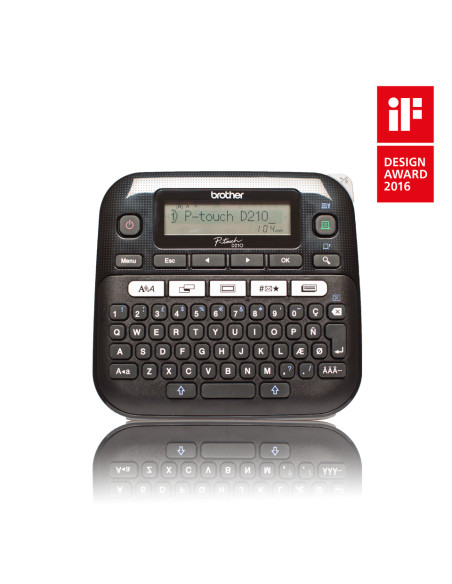 Brother PT-D210 stampante per etichette (CD) Trasferimento termico 180 x 180 DPI 20 mm/s QWERTY