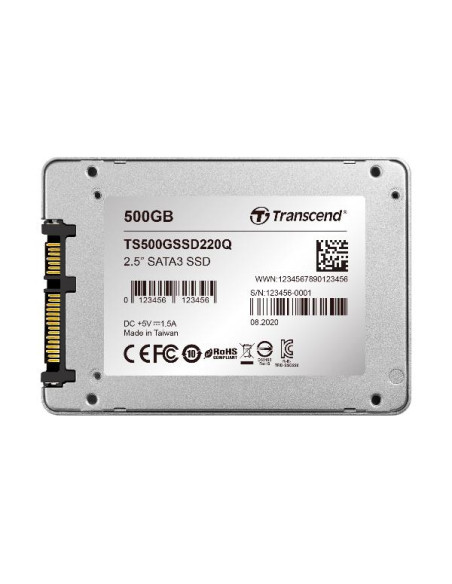 500GB 2.5  SATA3 SSD QLC